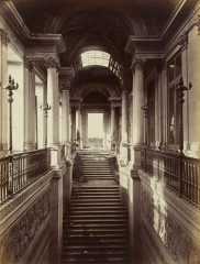 Palais des Tuileries, Grand escalier d’honneur, 1871