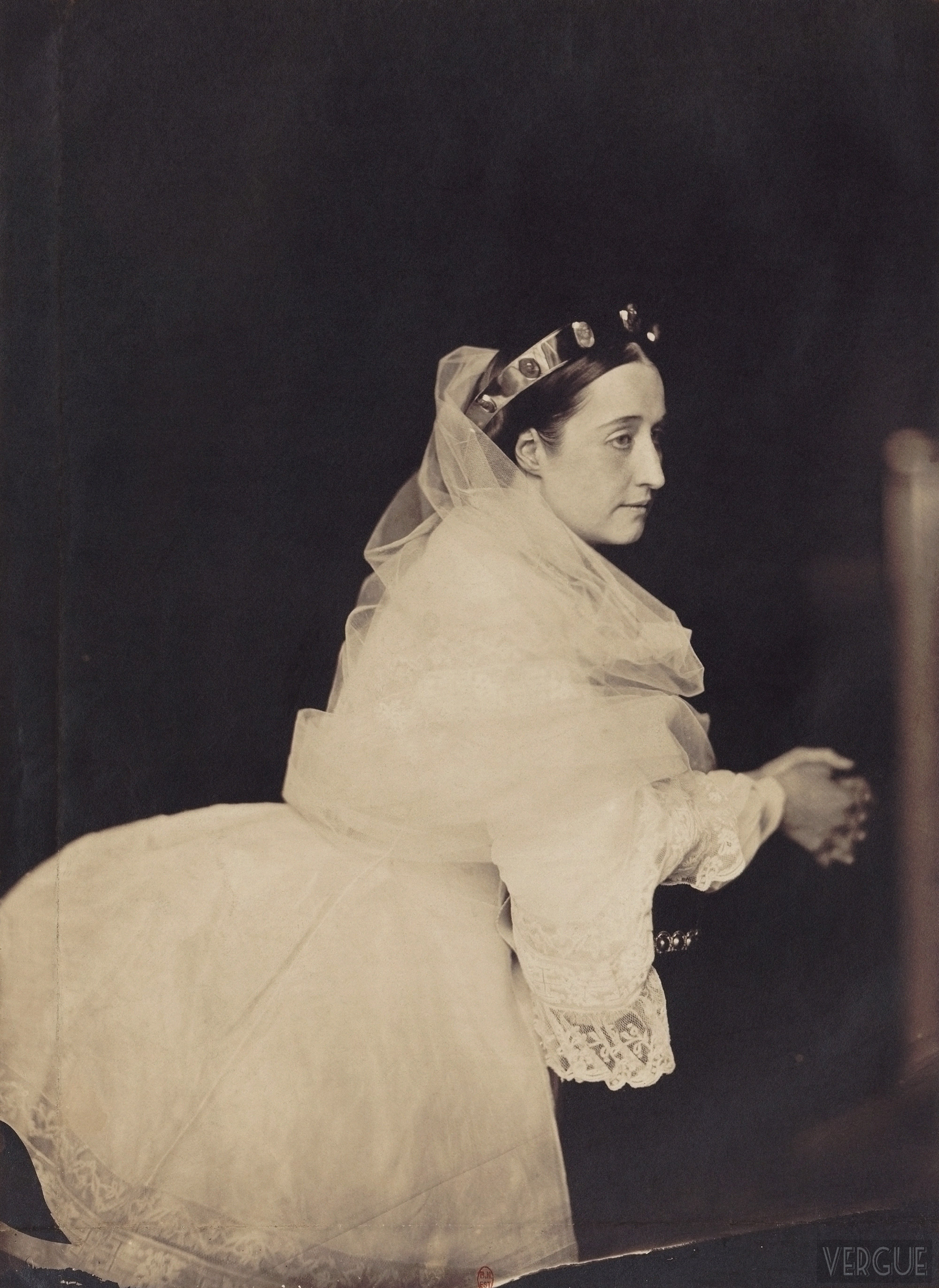 A Photograph of Empress Eugenie in Prayer (1856) 