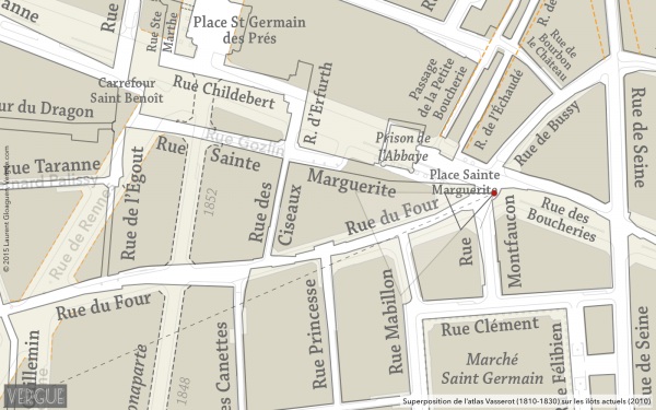Plan rue du Four