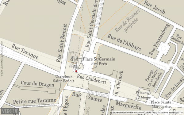 Plan rue Sainte Marthe