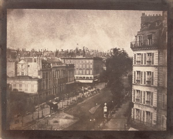 Talbot : View of the Boulevards of Paris, 1843
