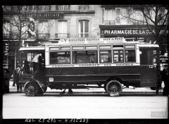 Autobus de la Compagnie Générale des Omnibus de Paris, 1912