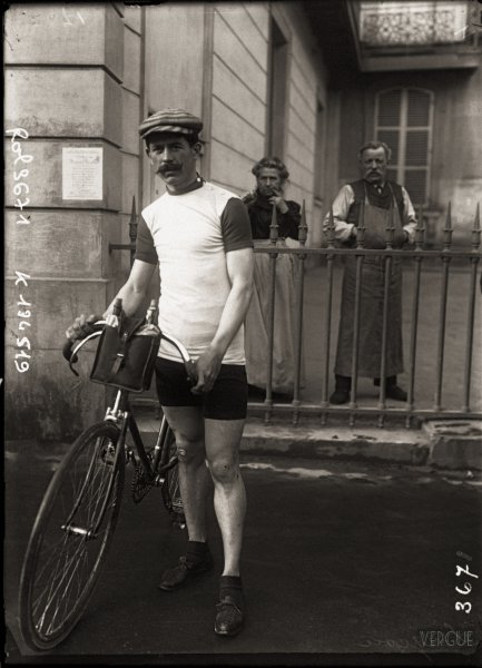 Georges Lorgeou, cycliste, 1909