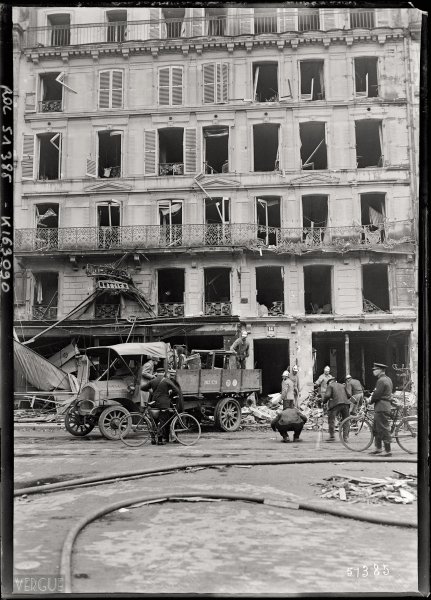 Bombardement 14 rue de Rivoli, 1918