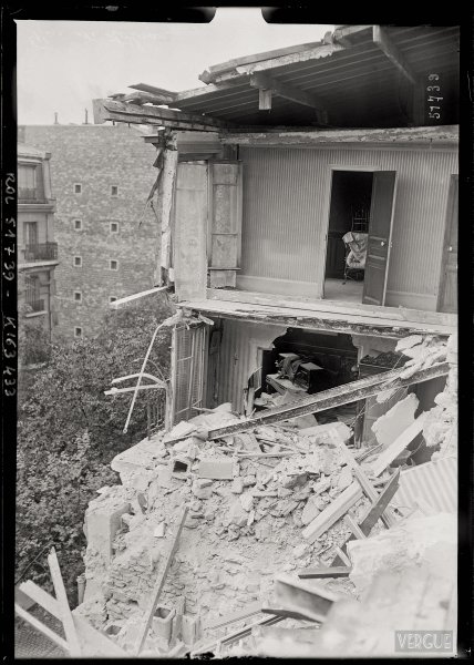 Bombardement rue de Tolbiac, 1918
