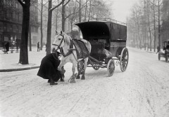 Scène d’hiver à Paris, 1920