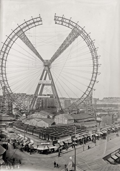 Démontage de la Grande roue, 1921