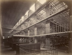 Louis-Émile Durandelle : magasin central de la bibliothèque impériale