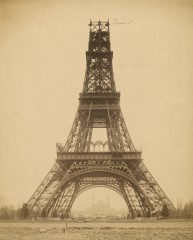 Louis-Émile Durandelle :  construction de la tour Eiffel, 1888