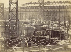 Construction de l’Opéra, mai 1864
