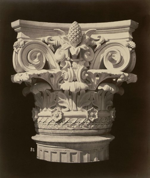 Louis-Émile Durandelle : chapiteau des colonnes du grand ordre