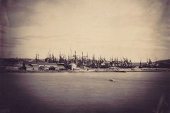 Môle du nord-ouest, port de Sète, 1857