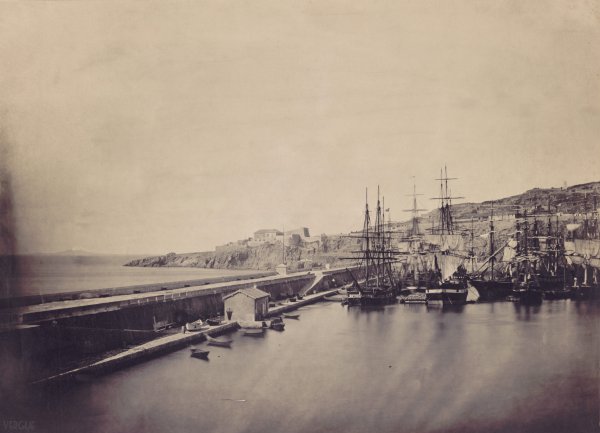 Môle Saint-Louis, port de Sète, 1857