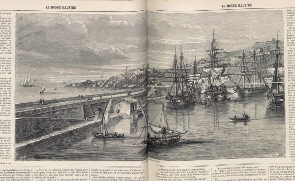 Port de Sète, 1857