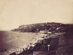 Le Gray : la plage de Sainte-Adresse, 1856