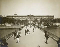 Le pont des Arts, 1889