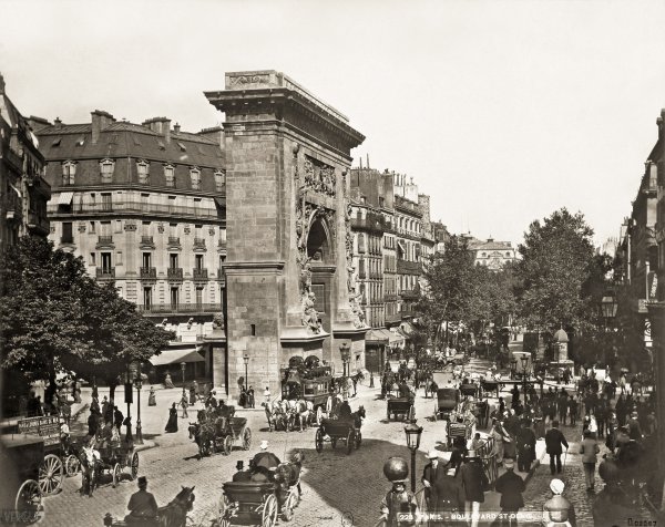 Boulevard et porte Saint-Denis