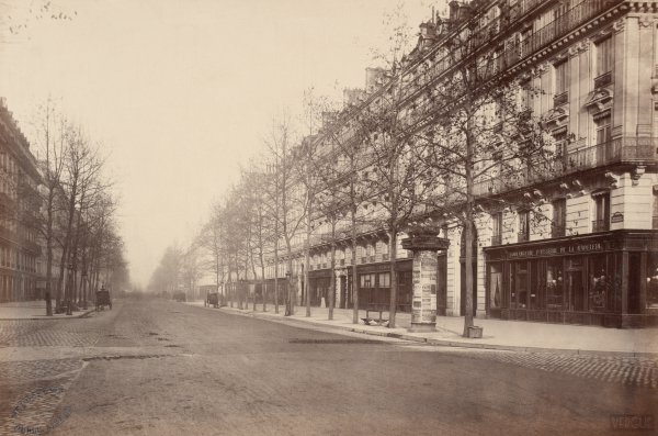 Charles Marville : boulevard Malesherbes
