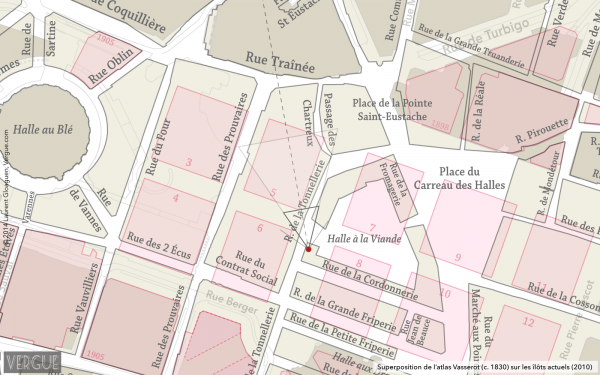Plan rue de la Tonnellerie