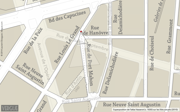 Plan rue de Port Mahon