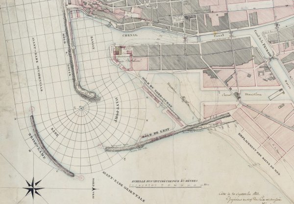 Port de Sète, 1842
