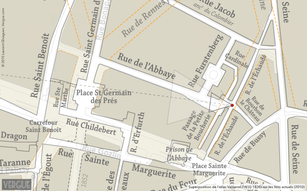 Plan rue de l’Abbaye