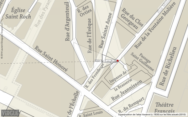 Plan rue de Langlade