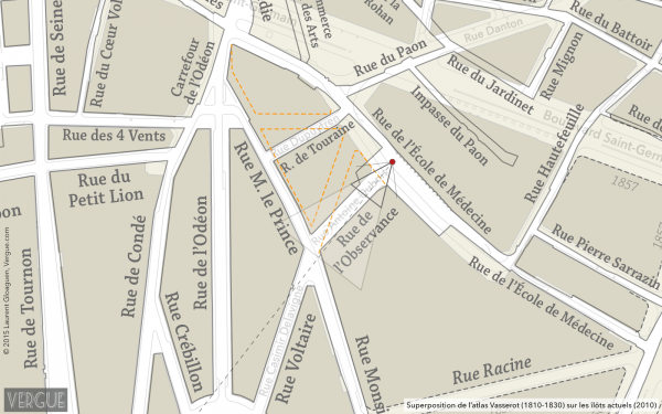 Plan rue Antoine Dubois
