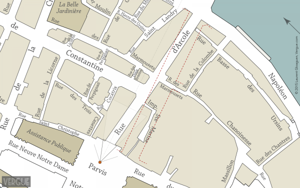 Plan rue d’Arcole