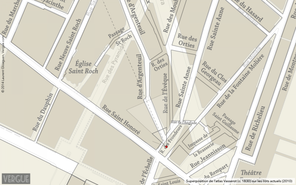 Plan rue d’Argenteuil