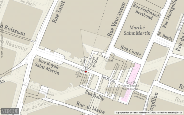 Plan rue de Breteuil