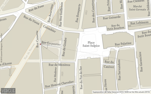 Plan rue Carpentier