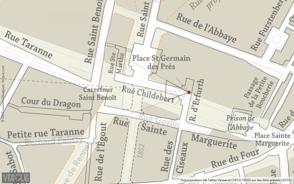 Plan rue Childebert
