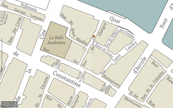 Plan rue de Glatigny