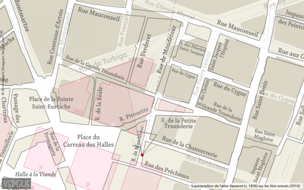Plan rue de Mondétour
