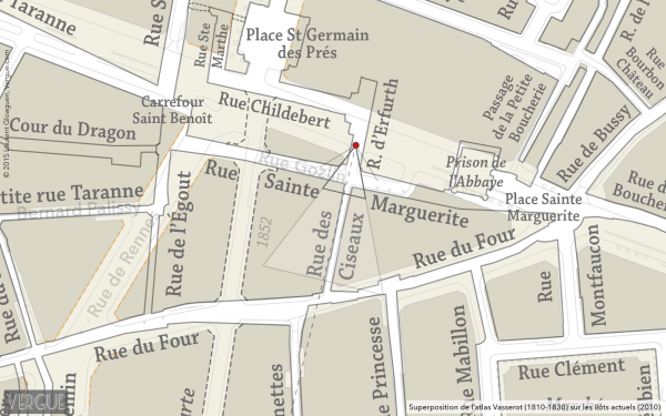 Plan rue des Ciseaux