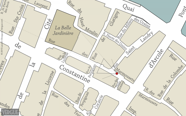 Plan rue des Marmousets