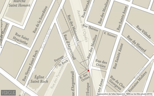 Plan rue des Moineaux
