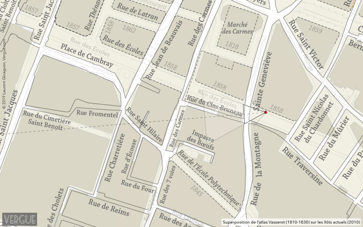 Plan rue du Clos Bruneau