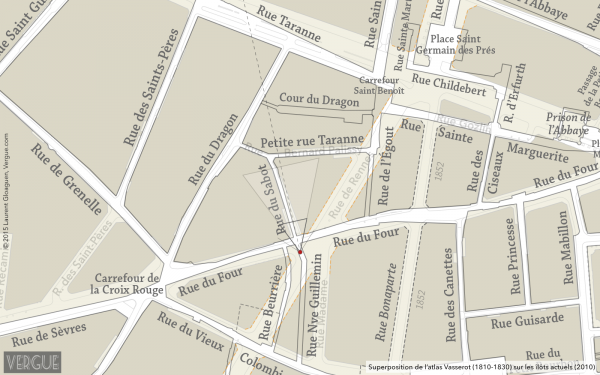 Plan rue du Sabot