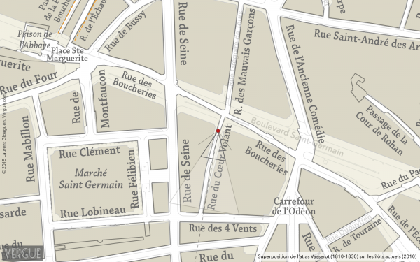 Plan rue Grégoire de Tours