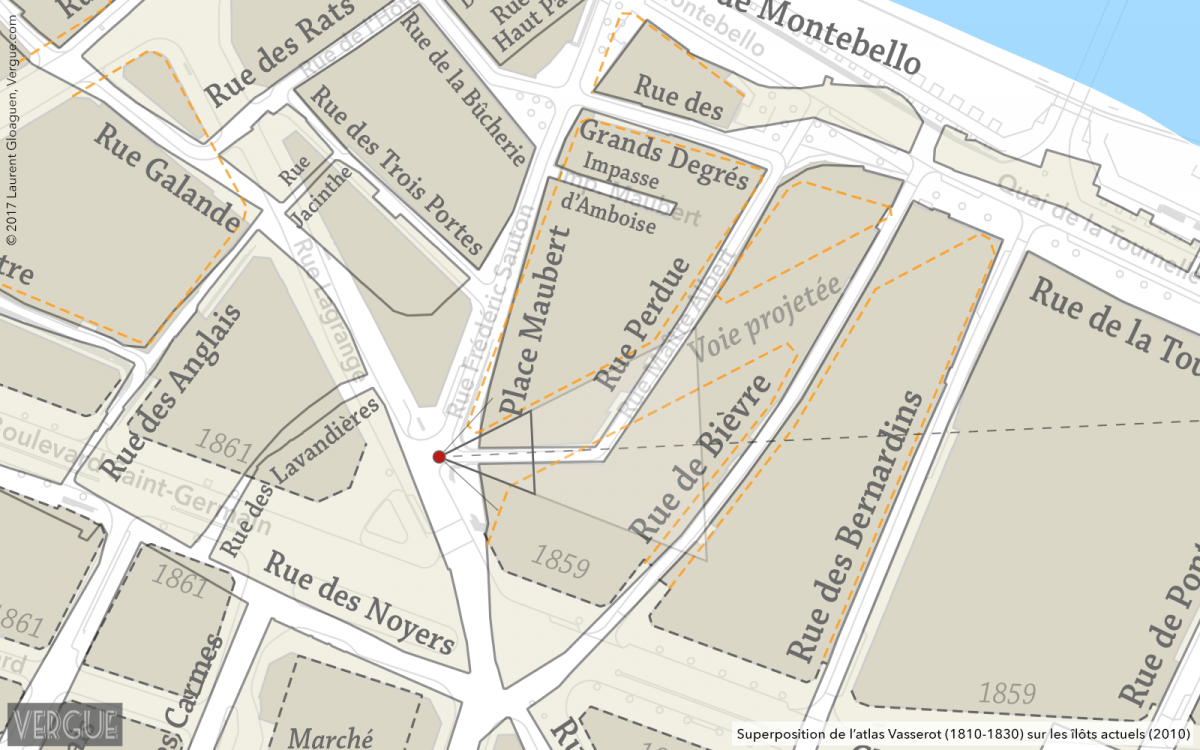 Plan rue Maître Albert