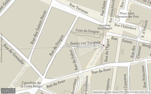 Plan rue Bernard Palissy