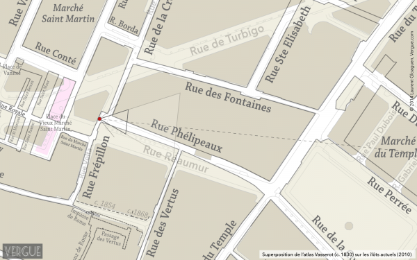 Plan rue Phélipeaux