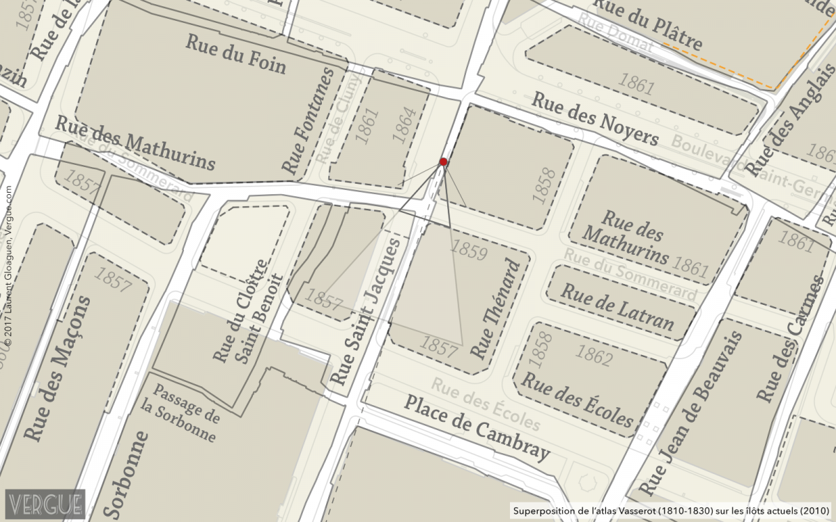 Plan rue Saint Jacques