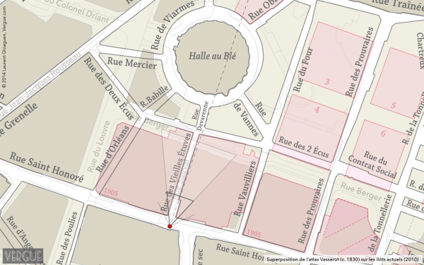 Plan rue Sauval