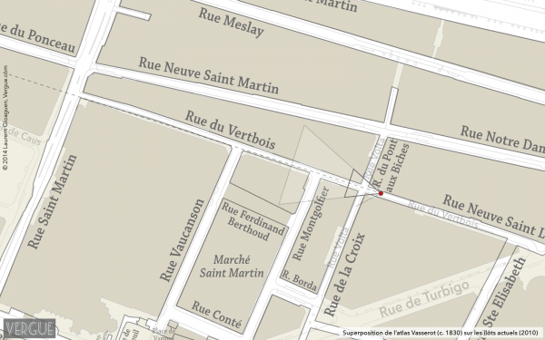 Plan rue du Vertbois