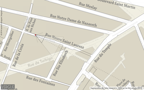 Plan rue du Vertbois