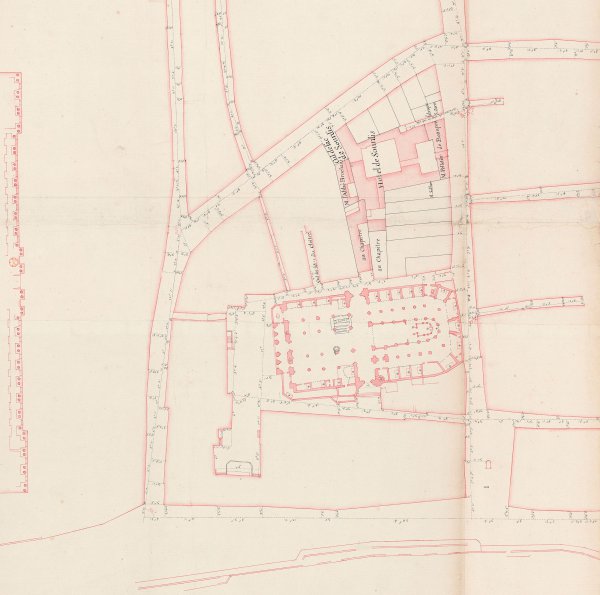 Plan du quartier Saint-Germain-l’Auxerrois