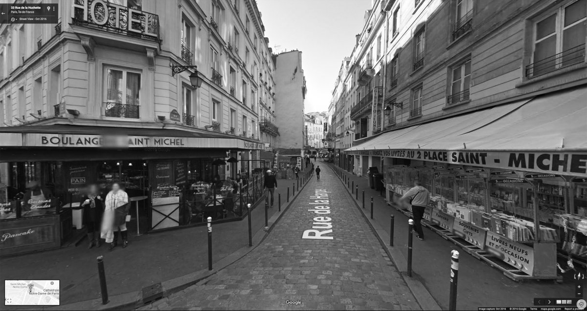 Google Street View : rue de la Harpe